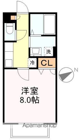アイケイ2000(1K/2階)の間取り写真