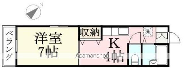 メゾン・クリオネ(1K/2階)の間取り写真