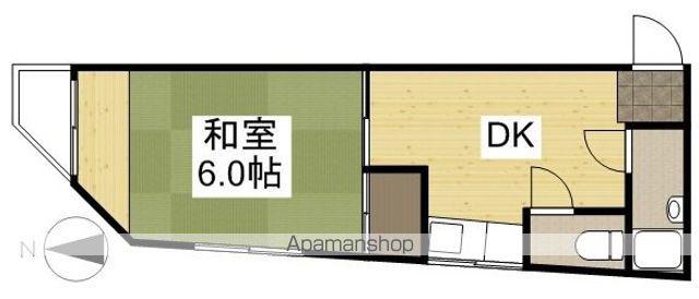 サンコーポ医大(1DK/3階)の間取り写真