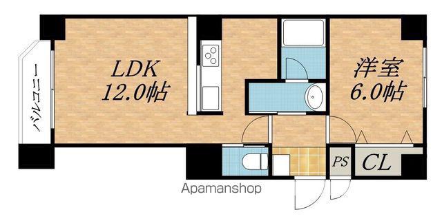 レジーナN20(1LDK/6階)の間取り写真