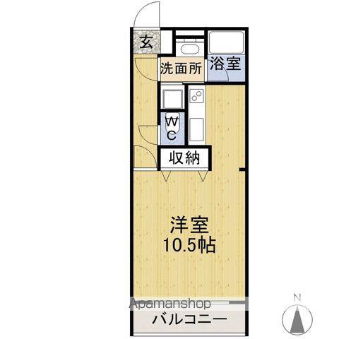 グランメゾンジオ(1K/1階)の間取り写真