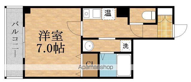 アイエフ城北(1K/3階)の間取り写真