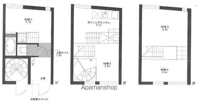 CASA COMPLESSO(4K/3階)の間取り写真