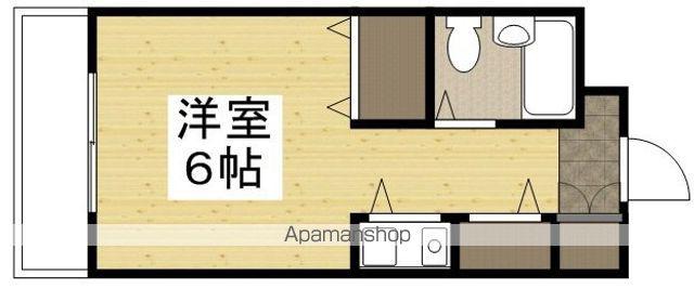 ホーメストハイツ蕃山町(ワンルーム/5階)の間取り写真