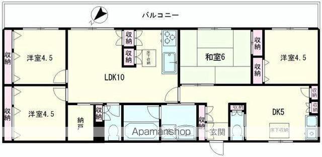 フェリス櫻井(5SLDK/1階)の間取り写真