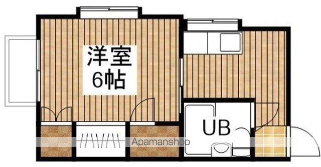 コーポ田代(1K/2階)の間取り写真