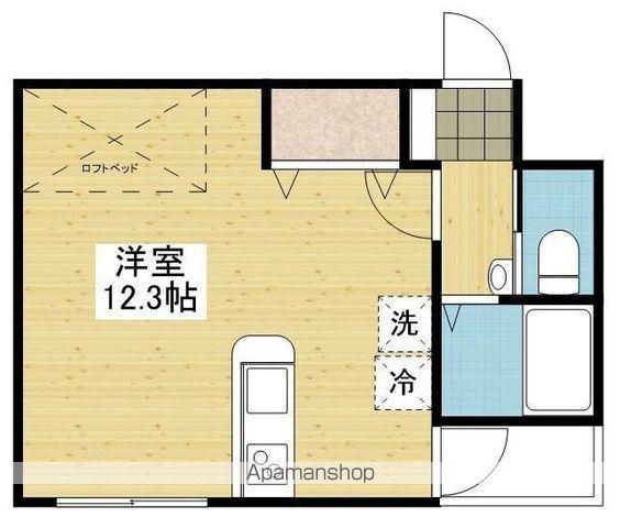 アルト生石(ワンルーム/1階)の間取り写真
