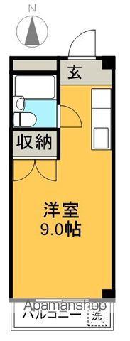 コーポ曙(ワンルーム/2階)の間取り写真