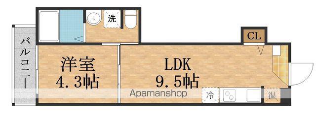 GEO GRANDE(1LDK/2階)の間取り写真