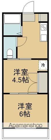 メゾンドール館町(2K/1階)の間取り写真