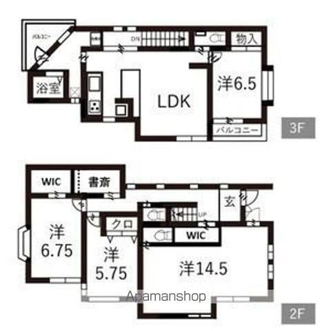 ステージK(3LDK/2階)の間取り写真