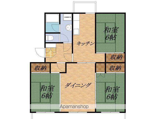 黒田マンション(4K/2階)の間取り写真