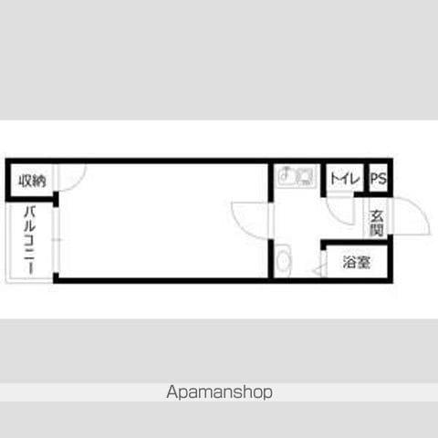 SKグリーンハイツ(1K/2階)の間取り写真