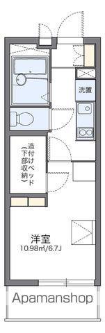 レオパレスANGEL柏(1K/4階)の間取り写真