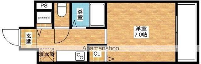 サンロード2新大阪(1K/3階)の間取り写真