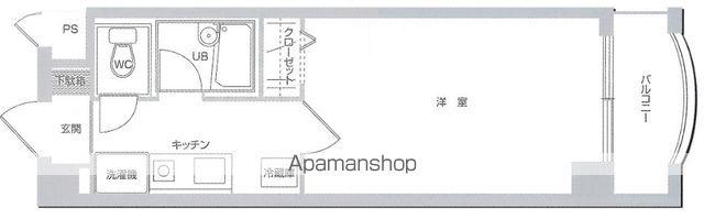 マンションMIO A棟(1K/3階)の間取り写真
