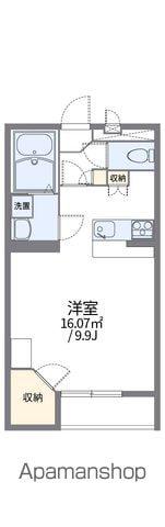レオパレスアバンティWADA(1K/1階)の間取り写真