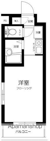 スカイコート神楽坂(1K/3階)の間取り写真