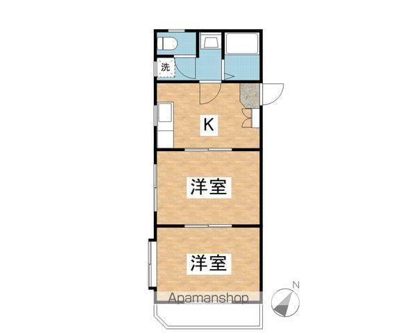 セントラルパレス(2K/3階)の間取り写真