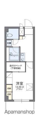 レオパレスHANAGURI(1K/4階)の間取り写真