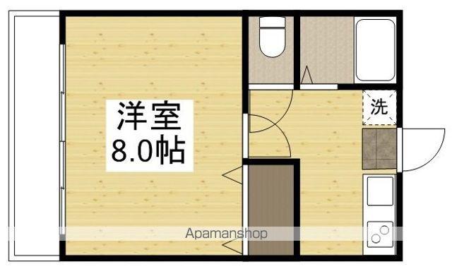 中祥マンションB(1K/3階)の間取り写真