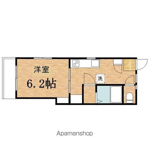 フレグランス(1K/2階)の間取り写真