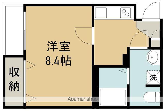 カハラ五輪(1K/1階)の間取り写真