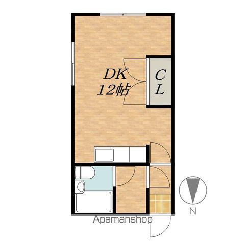 コーポミナカワ(ワンルーム/3階)の間取り写真