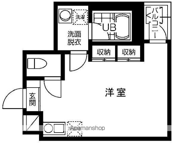 ルーヴル西荻窪(ワンルーム/3階)の間取り写真