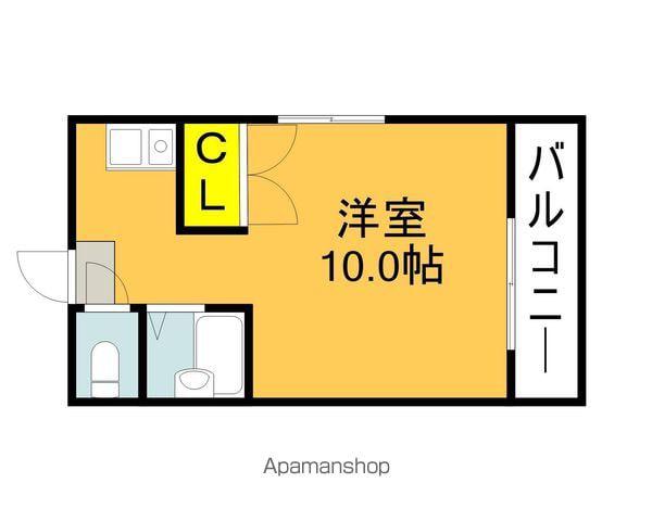 KOEIビル(ワンルーム/3階)の間取り写真