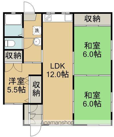 桜ヶ丘プライム(3LDK/1階)の間取り写真