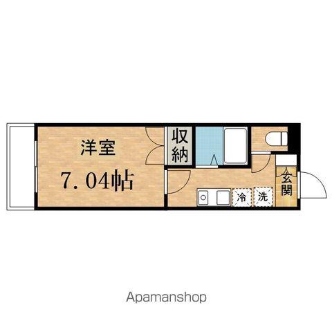 アイメゾン別所(1K/1階)の間取り写真