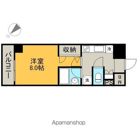 大須レジデンス(1K/14階)の間取り写真