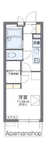 レオパレスエムズシティ(1K/3階)の間取り写真