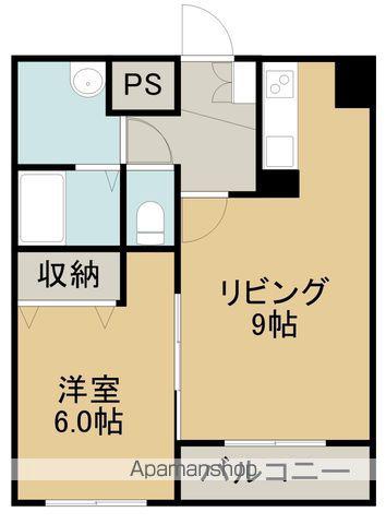FUTURA宝来(1LDK/2階)の間取り写真