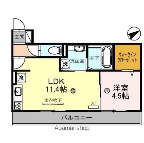 SEJOUR OTTS TROIS(1LDK/3階)の間取り写真