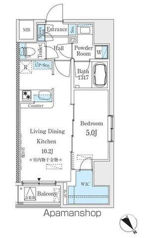 コージーコート茗荷谷(1LDK/11階)の間取り写真
