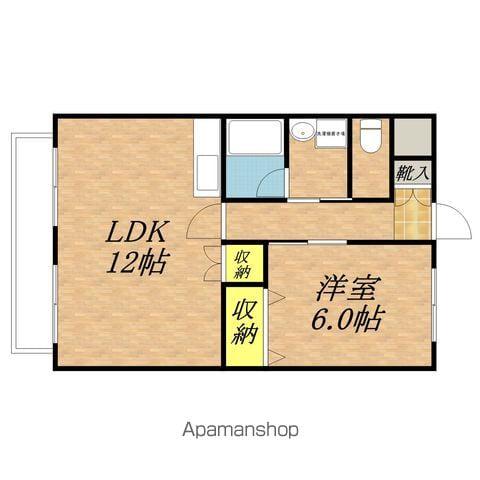 ソフィアケートKAITO(1LDK/3階)の間取り写真