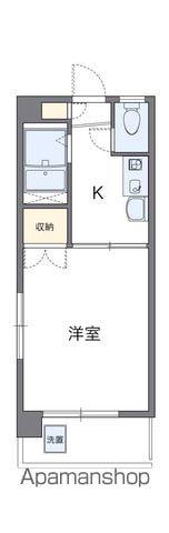 レオパレスエステート千舟(1K/3階)の間取り写真