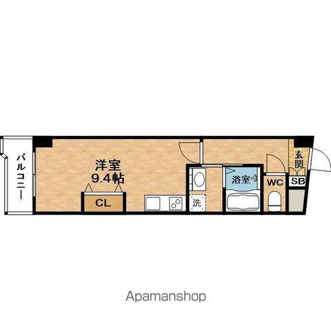 OGIMACHIDAI2MANSION(ワンルーム/2階)の間取り写真