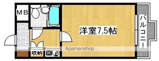 アーバンコートSK(1K/6階)の間取り写真