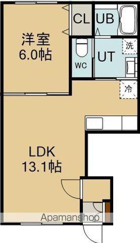 ビラミカエル13(1LDK/1階)の間取り写真