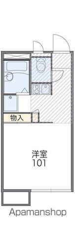 レオパレス大針(1K/2階)の間取り写真