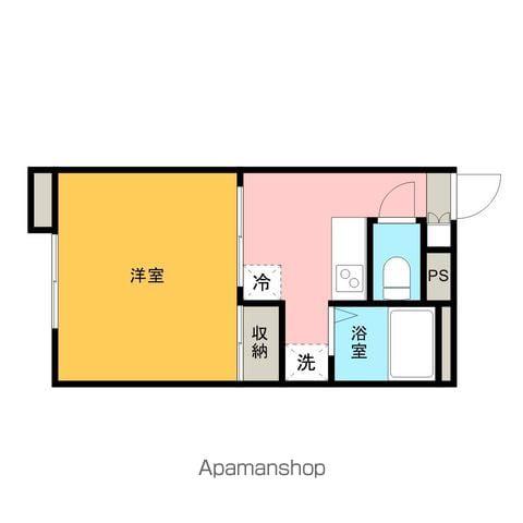 レオパレスフローラ(1K/2階)の間取り写真