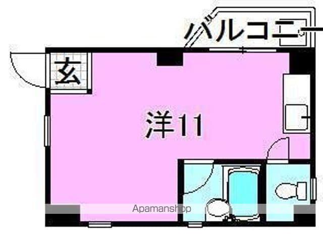 オックスフォードサーカス松山市駅Ⅱ(ワンルーム/4階)の間取り写真