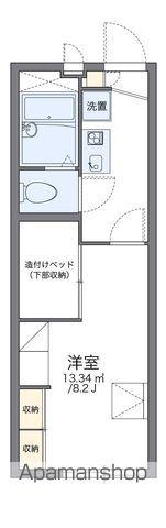 レオパレスLOSCALOⅡ(1K/2階)の間取り写真
