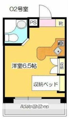 ラ・パルフェ・ド・コロン(ワンルーム/4階)の間取り写真