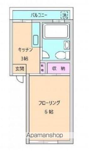 ホワイトビル(1K/5階)の間取り写真