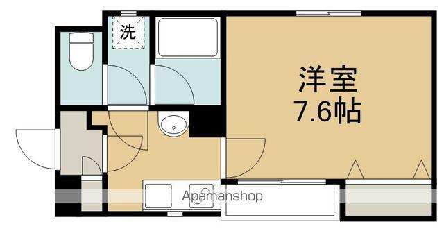 メゾンドシャルマン原町(1K/1階)の間取り写真