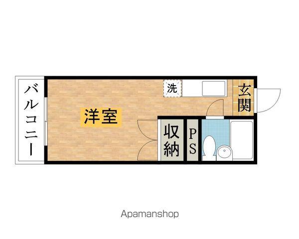 ハイツ井上(ワンルーム/1階)の間取り写真